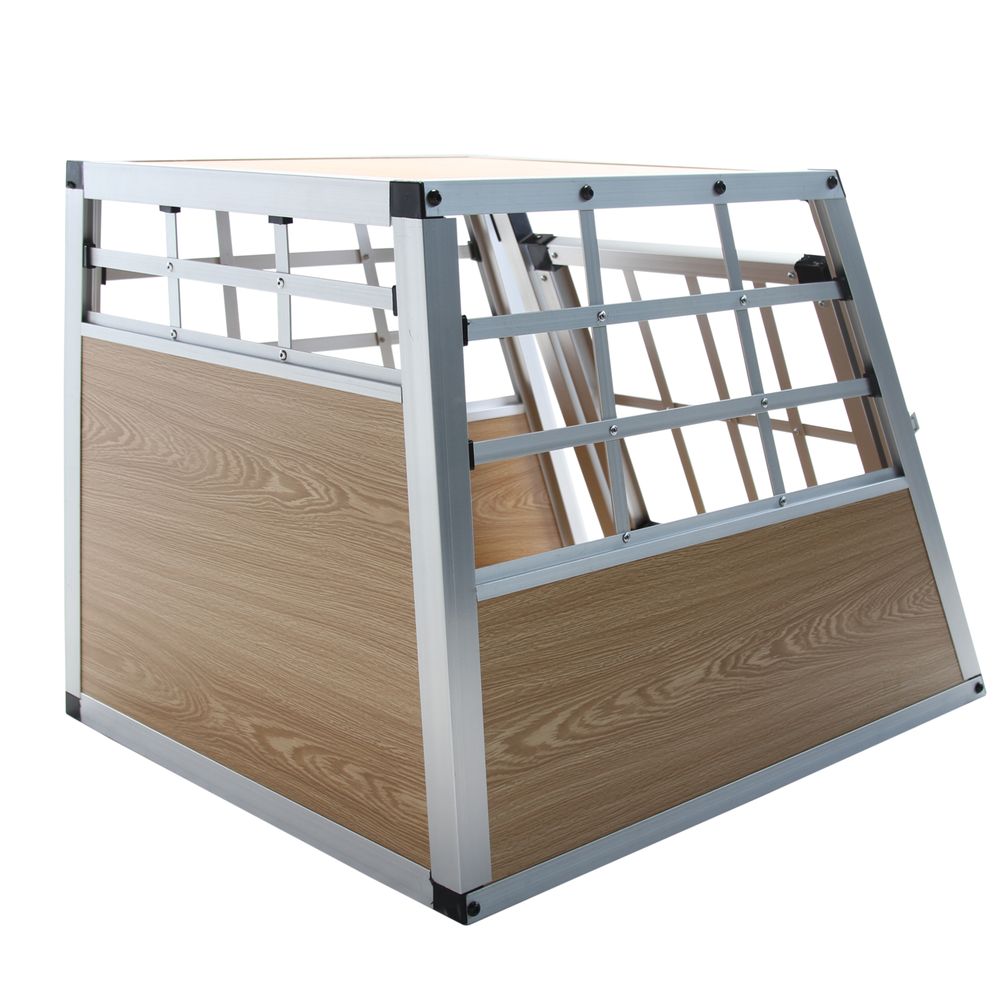 Hundebox Alu S hellbraun