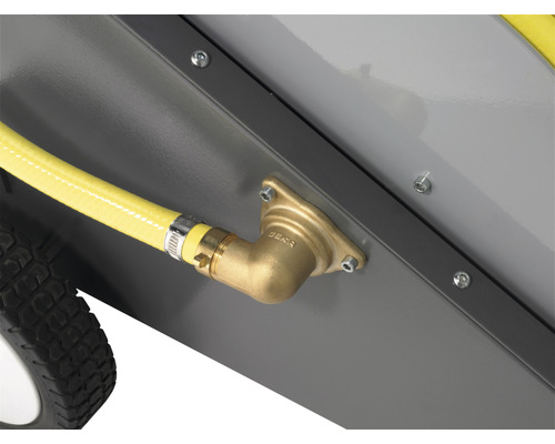 GEKA plus RW40 sproeiwagen inclusief 40 m slang, V 80 metalen cirkel- en sectorsproeiers, GEKA® plus messing fittingen voor een irrigatieoppervlak tot 1220 m²