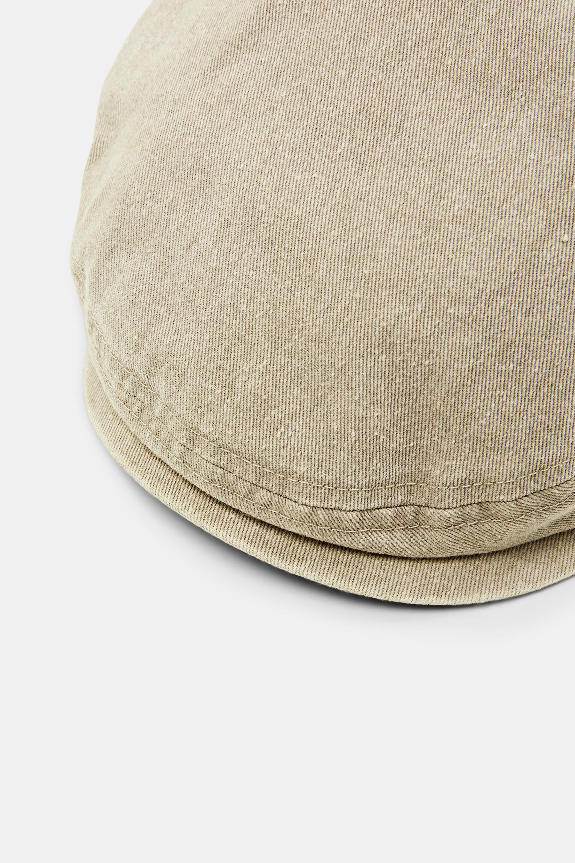 Casquette plate en toile de coton
