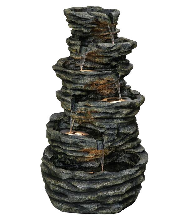 Dehner Polyresin-Gartenbrunnen Roccia, ca.