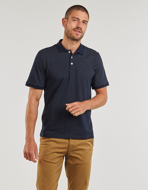 Jack & Jones - JJLUIS AOP POLO SS - Marine