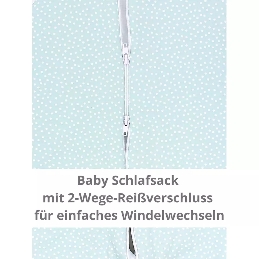 TupTam Winter Babyschlafsack mit Beinen 2,5 Tog grün