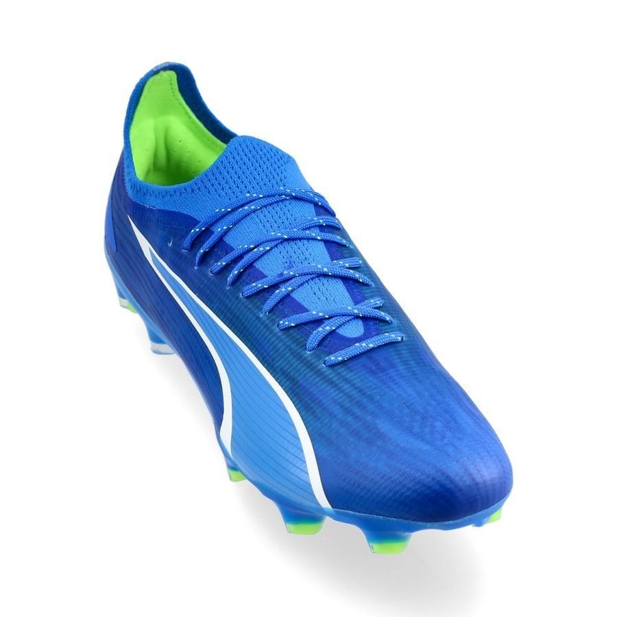 PUMA Ultra Ultimate FG/AG Gear Up - Bleu/Blanc/Vert Femme