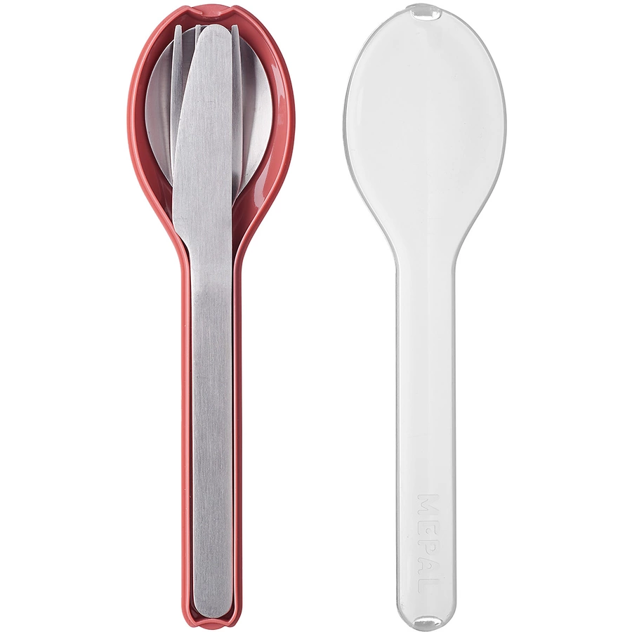 MEPAL Besteckset Ellipse 3-teilig - vivid mauve