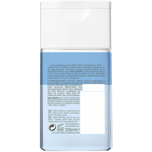 L'oréal - Desmaquillador Ojos Waterproof