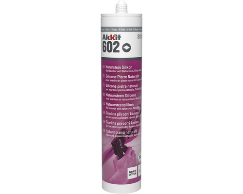 Akkit 602 Natuursteen Siliconen Grijs 310 ml