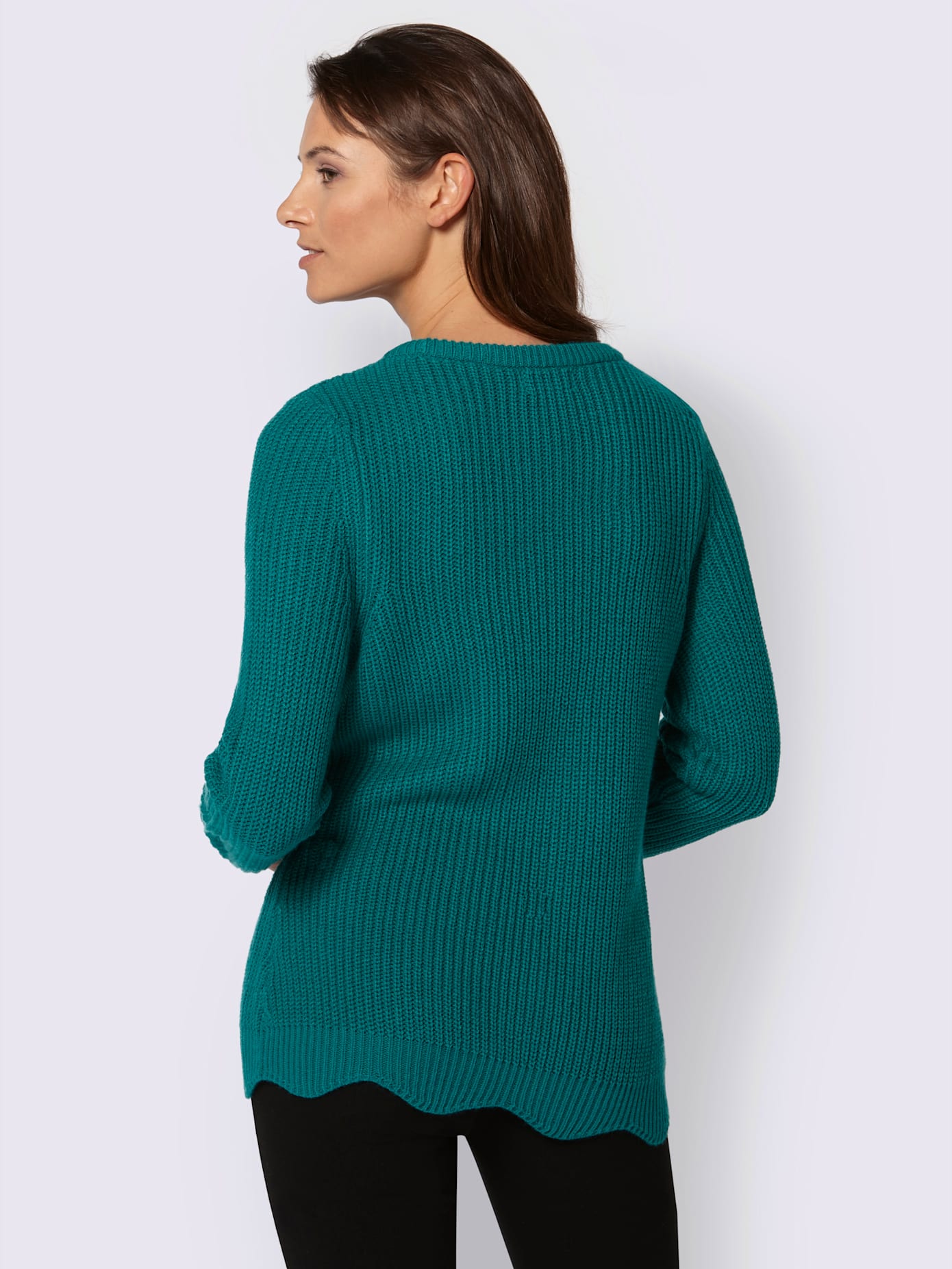 Pull femme effet côtelé