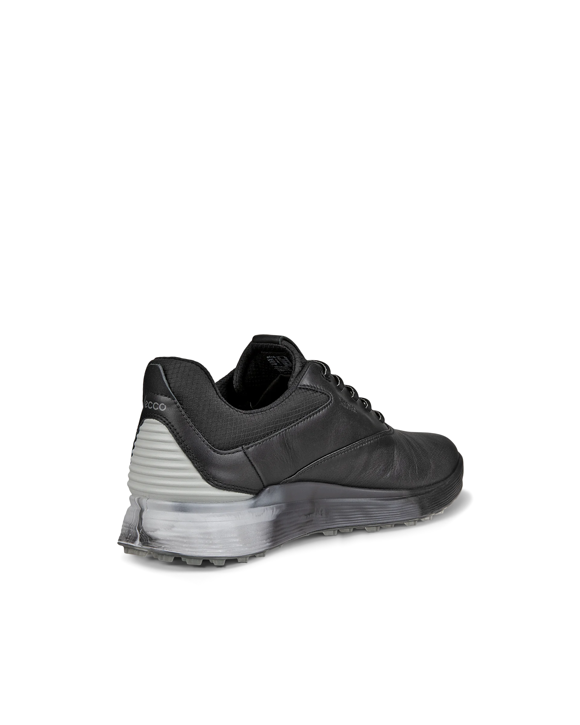 ECCO M Golf S-Three Herren Golfschuh aus Leder mit Gore-Tex Schwarz