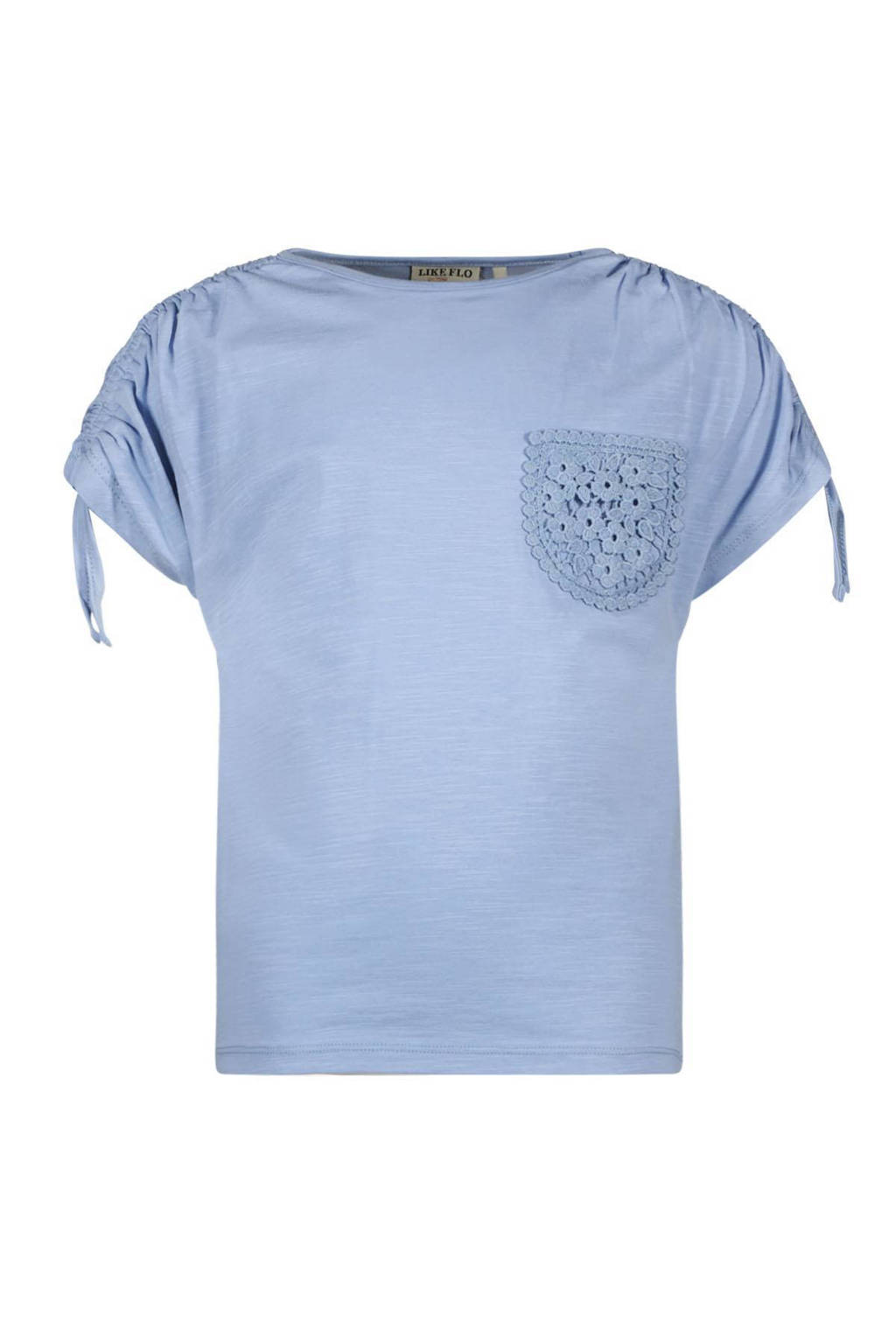 Like Flo T-shirt lichtblauw