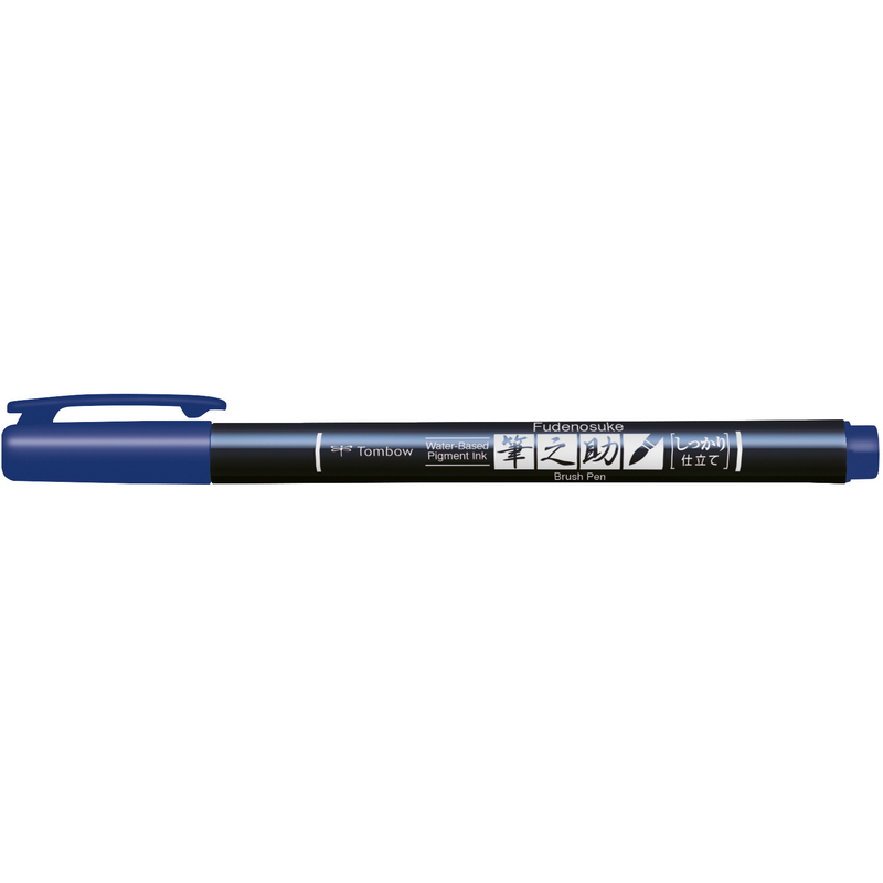 Tombow Kalligrafiestift Fudenosuke Color, blau