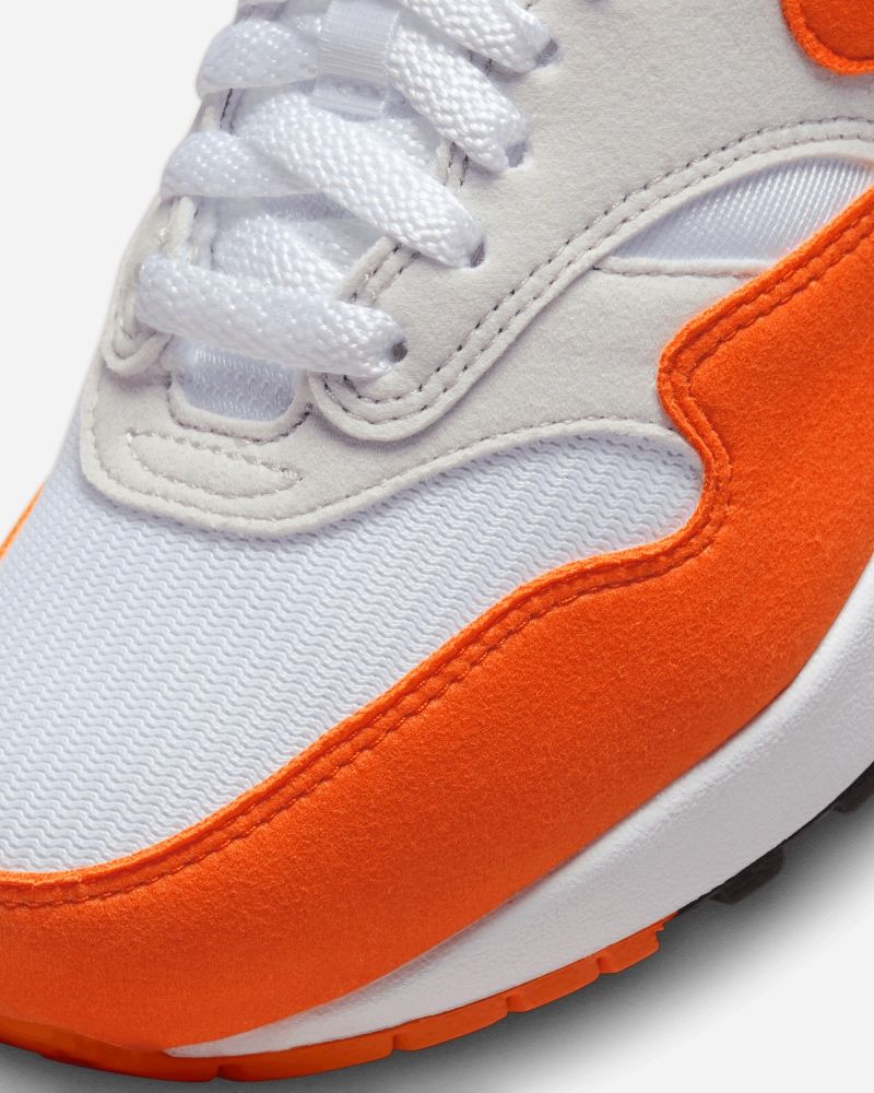 Chaussures Nike Air Max 1 '87 Gris & Orange pour femme