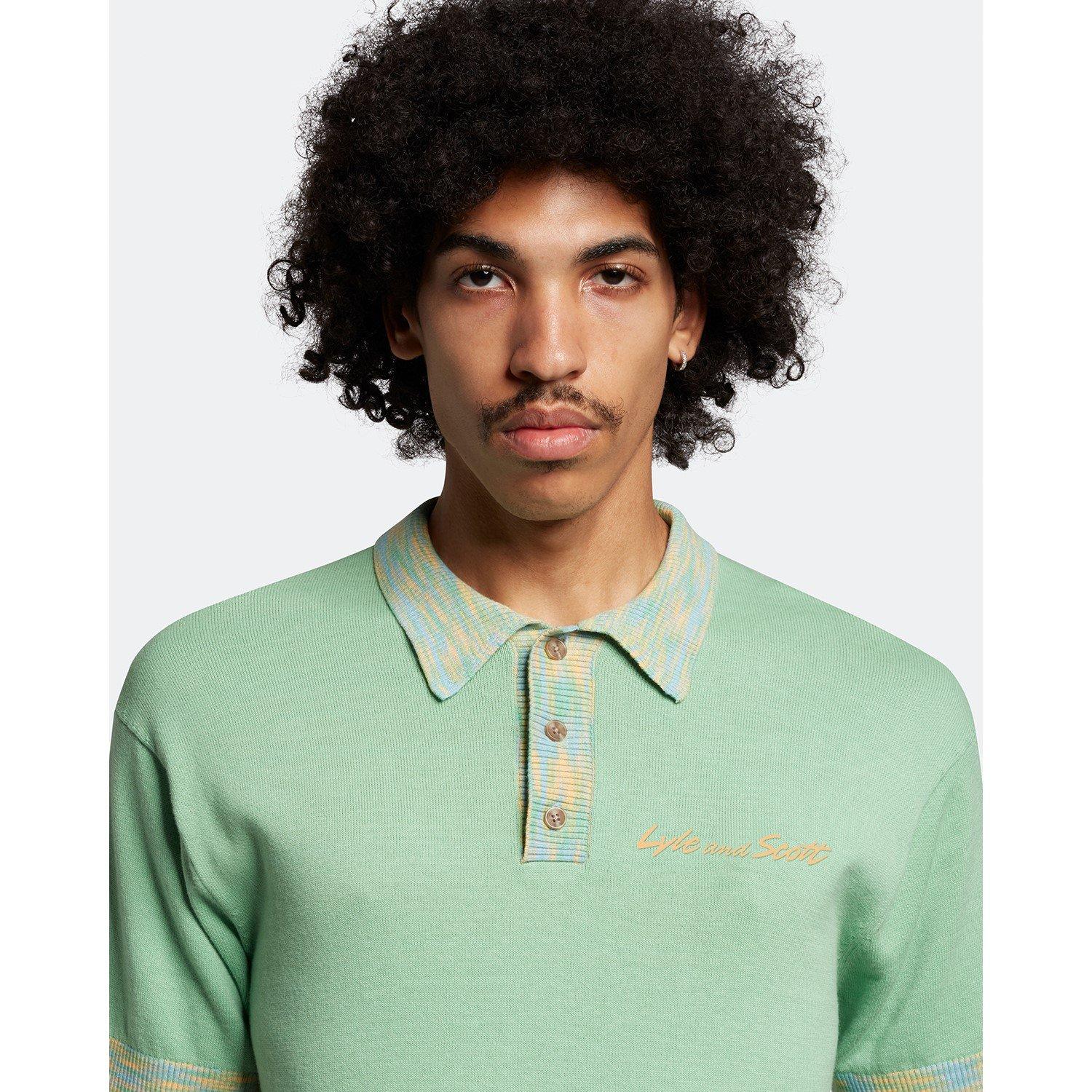 Lyle and Scott Knitted Polo Sn99