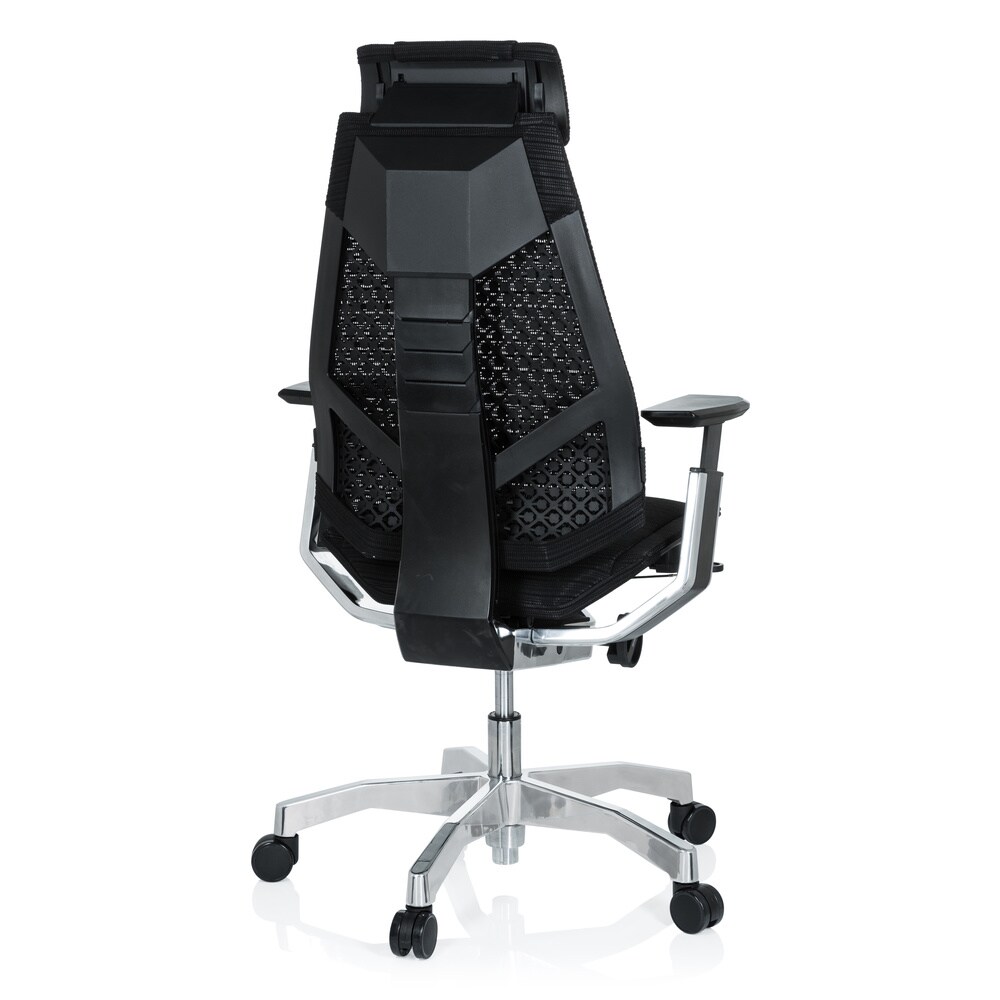 High End Bürostuhl GENIDIA PRO Netzstoff mit Armlehnen hjh OFFICE
