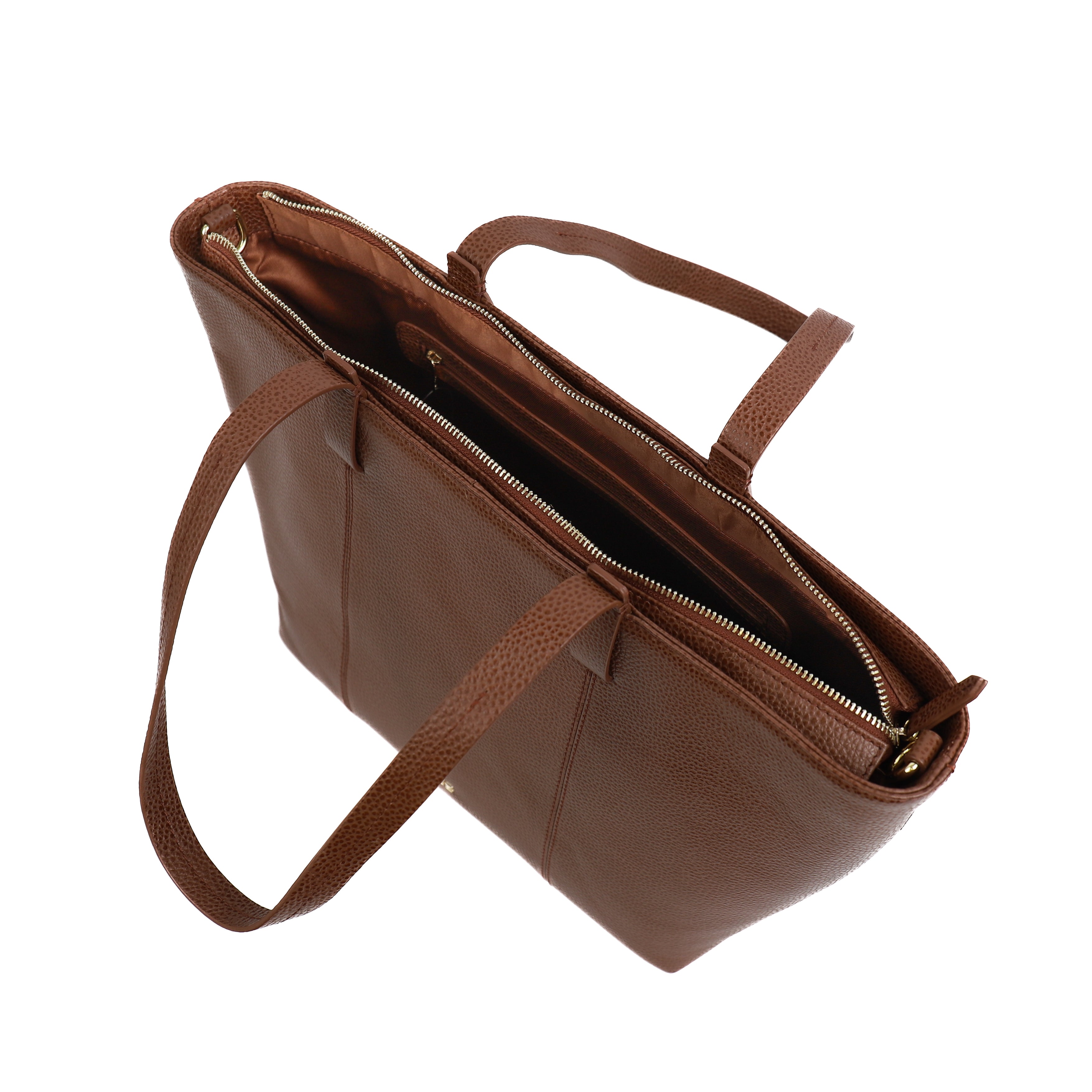 Grote shopper 'Maya' Tipping Tan Tipping Tan