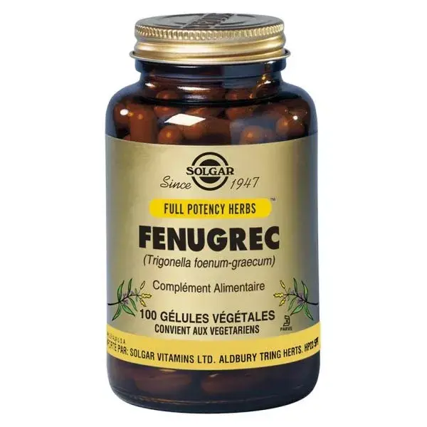 Solgar Fenogrego 100 cápsulas vegetais