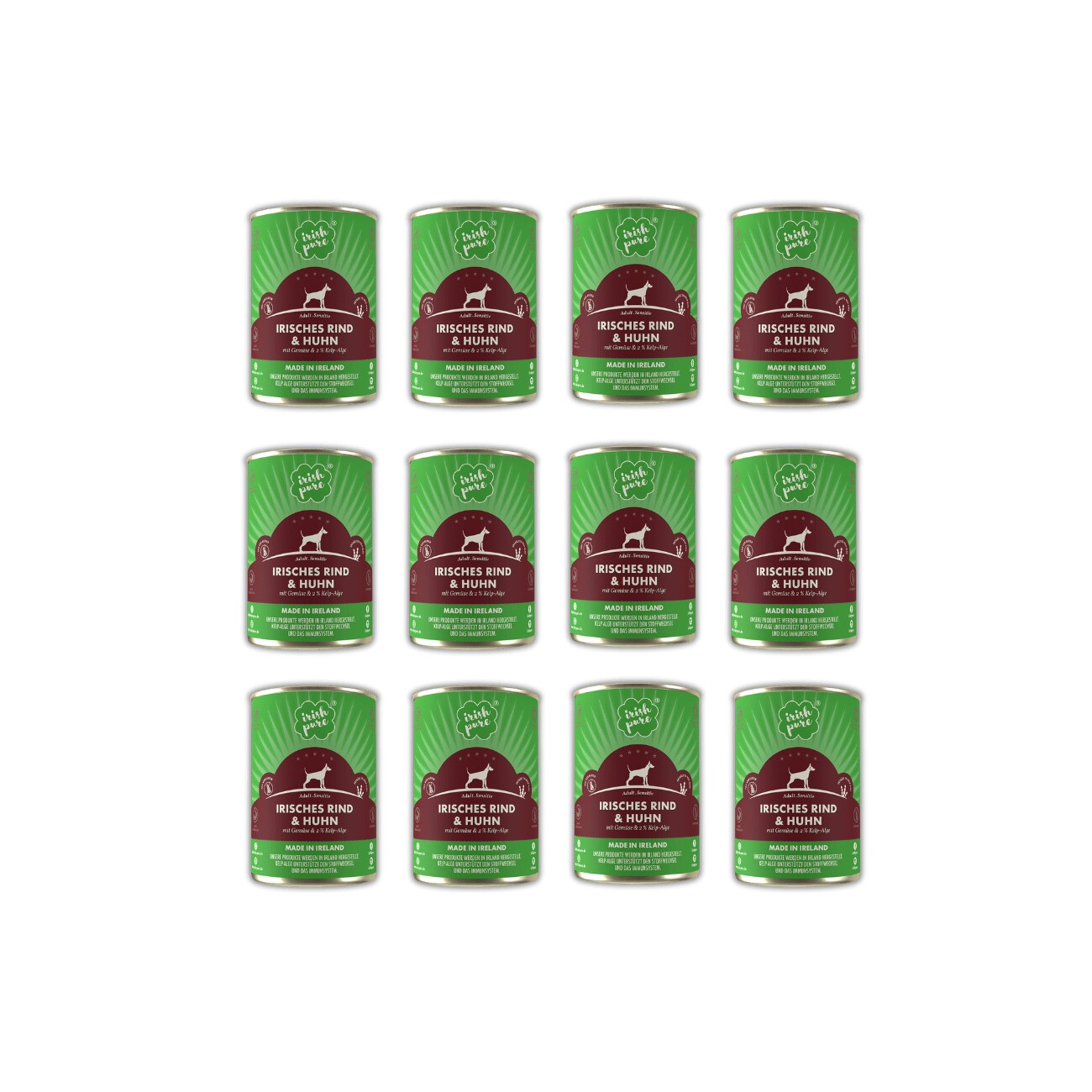 Irish Pure Nassfutter Weiderind & Huhn