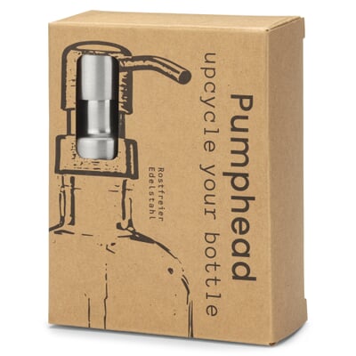 Pumphead® Edelstahl, Silberfarben