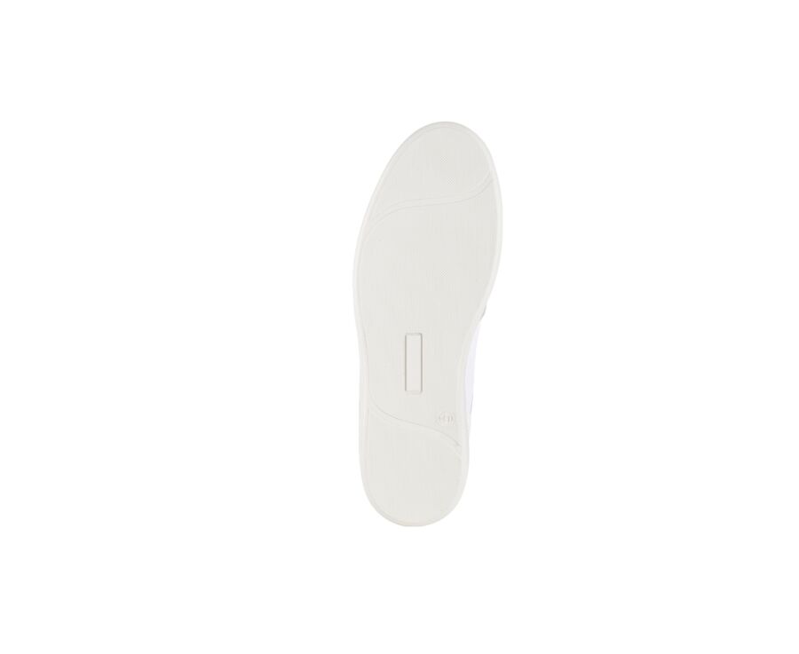 Sneakers homme cuir Velours Gris Clair et Cuir Blanc - BORONIA