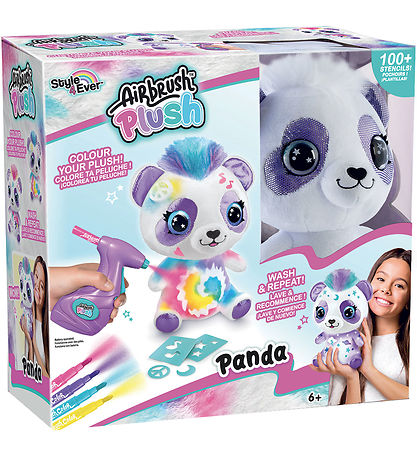 Airbrush Plush Kuscheltier - 23 cm - DYI Panda