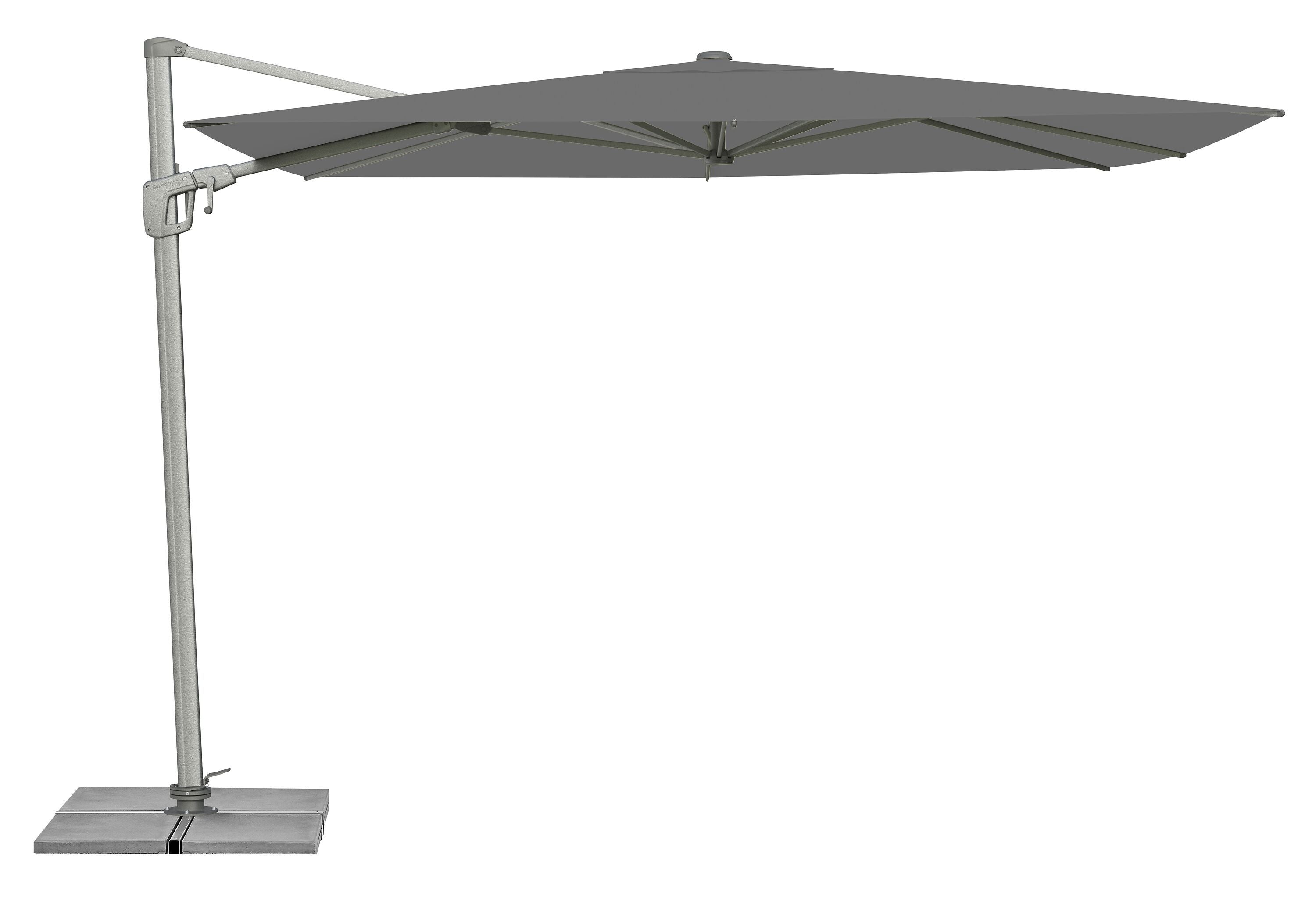 SUNFLEX Sonnenschirm - Stone grey / B: 300.0 cm x T: 300.0 cm x H: 254.0 cm