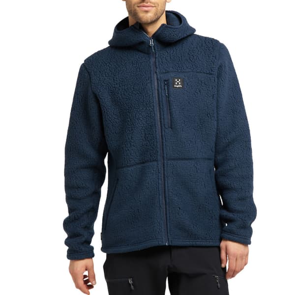Veste polaire HAGLÖFS PILE HOOD MEN TARN BLUE