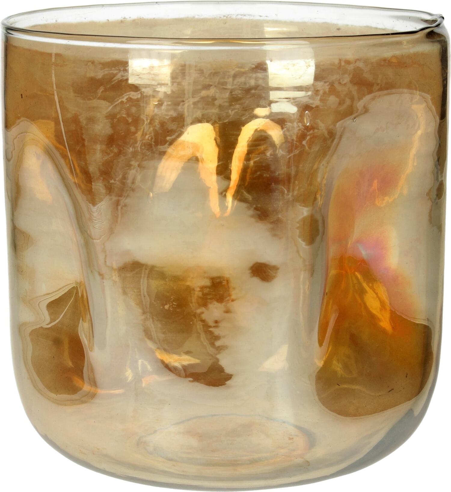 HD Collection waxinelichthouder Art goud D 17 H 17 cm