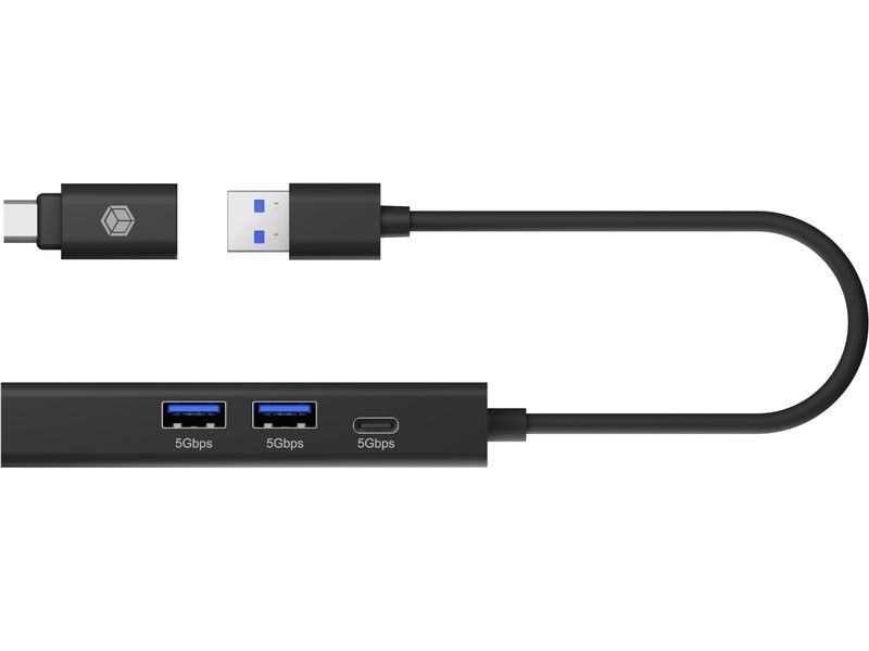 ICY BOX USB-Hub IB-HUB1439-LAN 4-Port USB-Hub