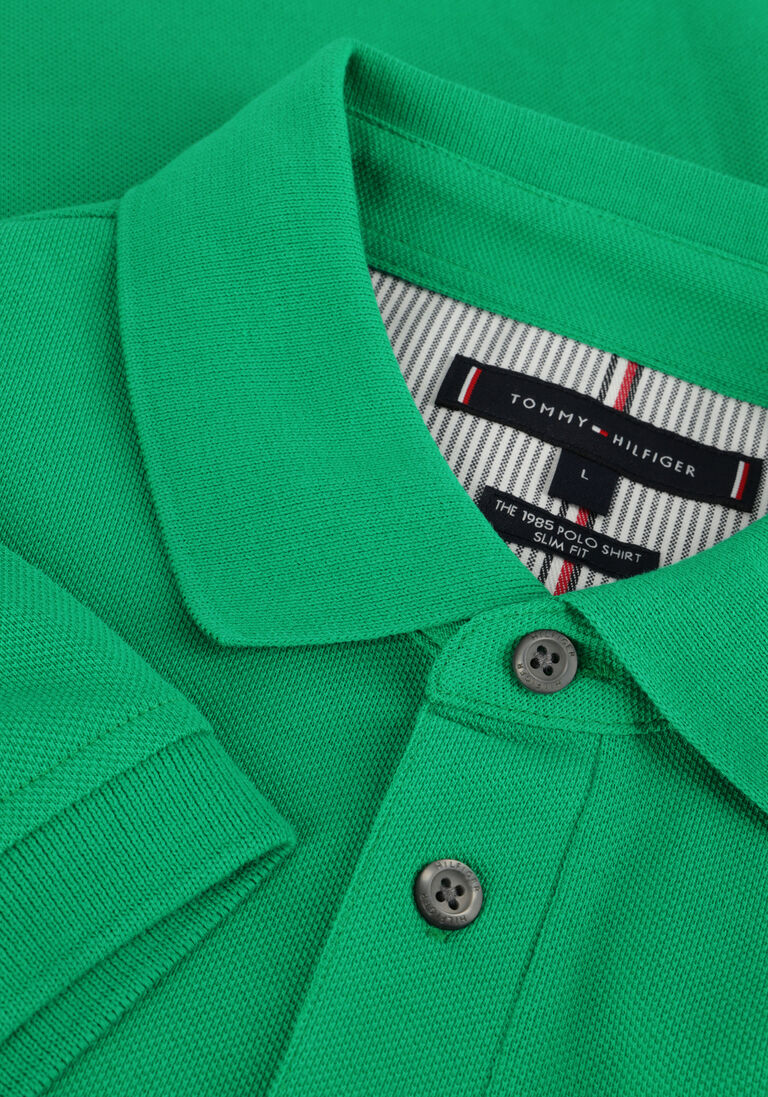 TOMMY HILFIGER groene tommy hilfiger polo 1985 slim polo