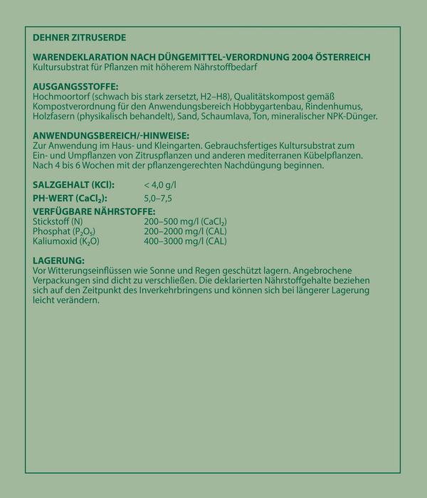 Dehner Zitruserde, 51 x 20 Liter