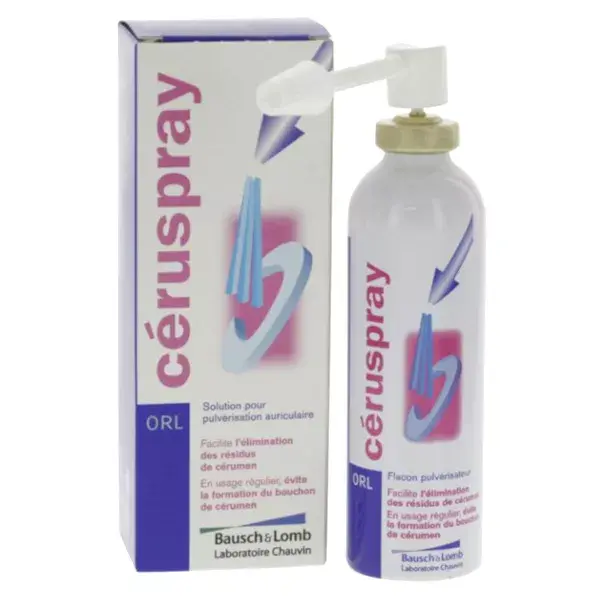 Bausch & Lomb Ceruspray Hygiène de l'oreille 50ml