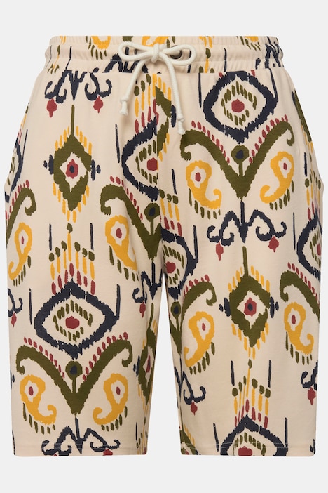 Jersey-Shorts, weites Bein, Elastikbund, Biobaumwolle