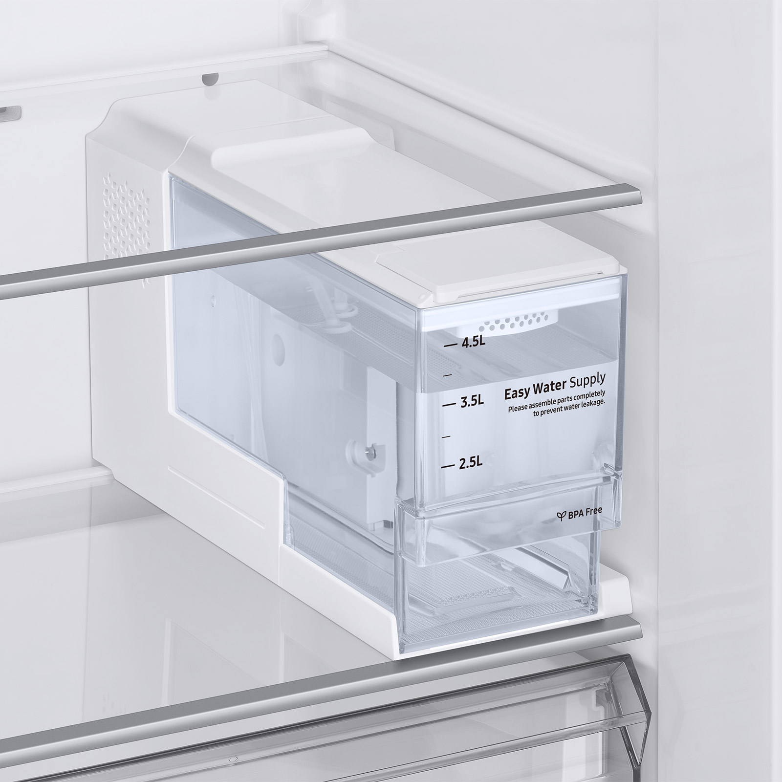 SAMSUNG Side-by-Side Kühl-Gefrierkombination RH68B8520S9/EG - Edelstahl - F