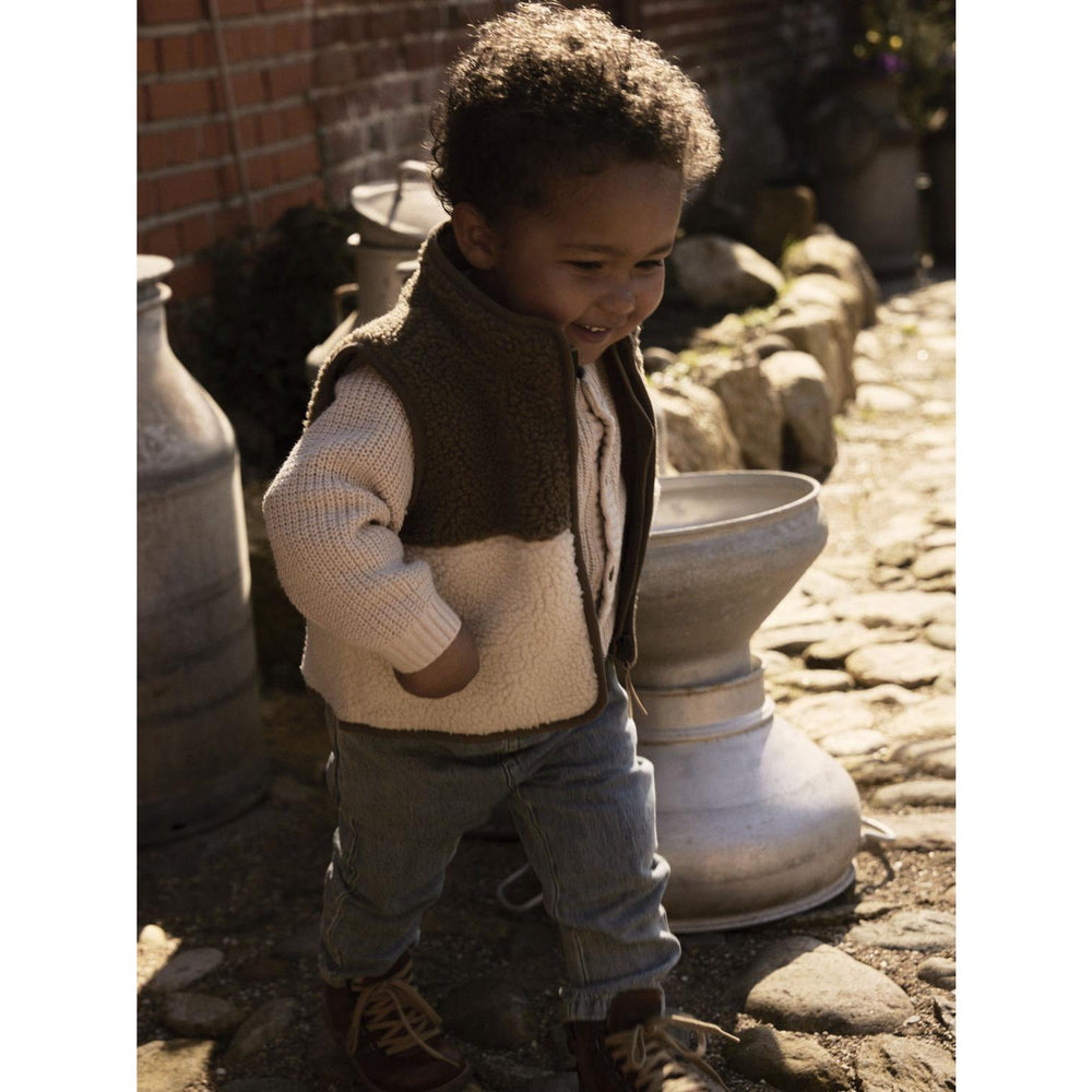 Køb Lil'Atelier Turtledove Shitake Nbmlajo Loose Vest Lil