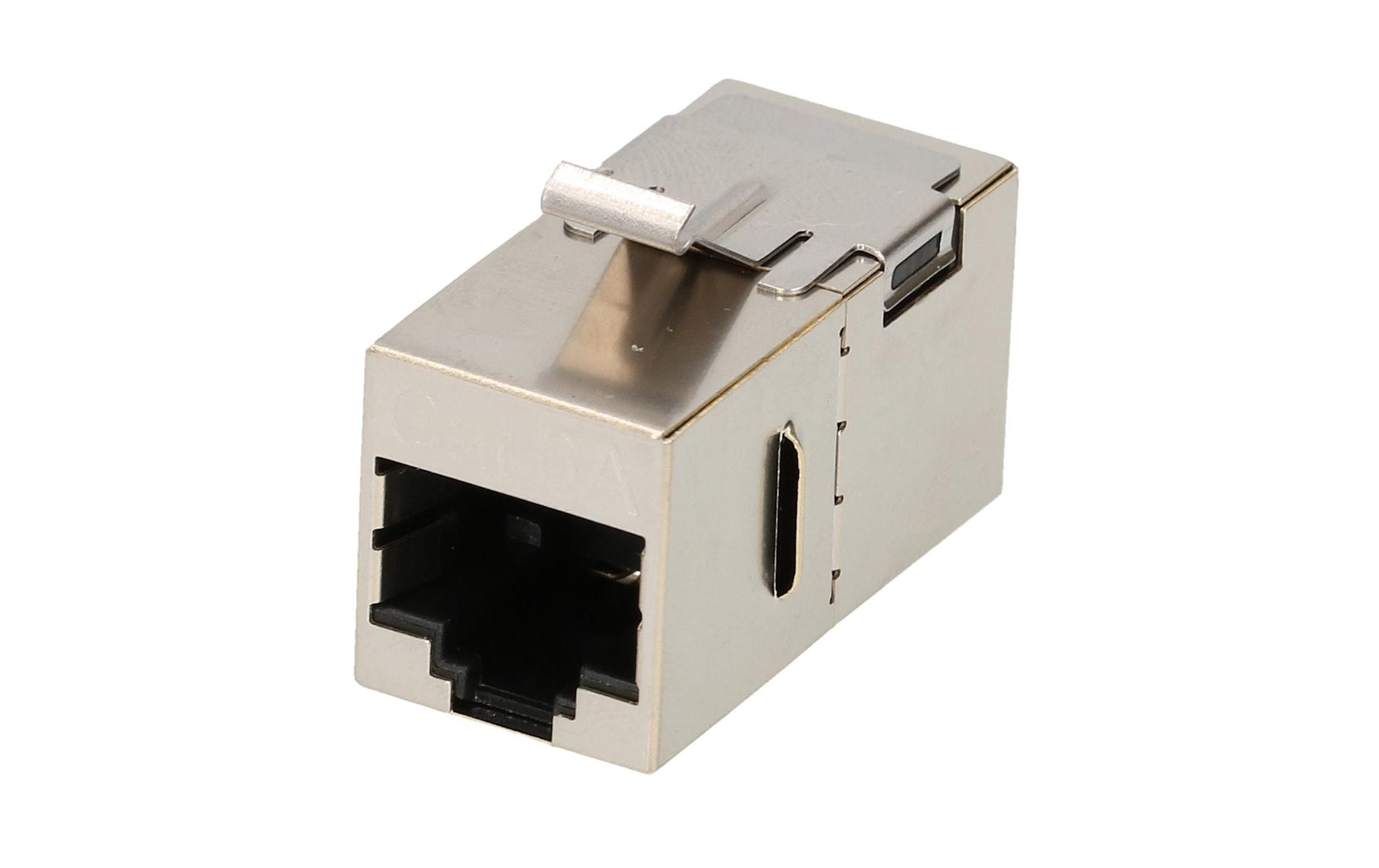 Keystone-Modul CAT6 KupplungCustom Module CAT6 Kupplung, Buchse zu Buchse, geschirmt