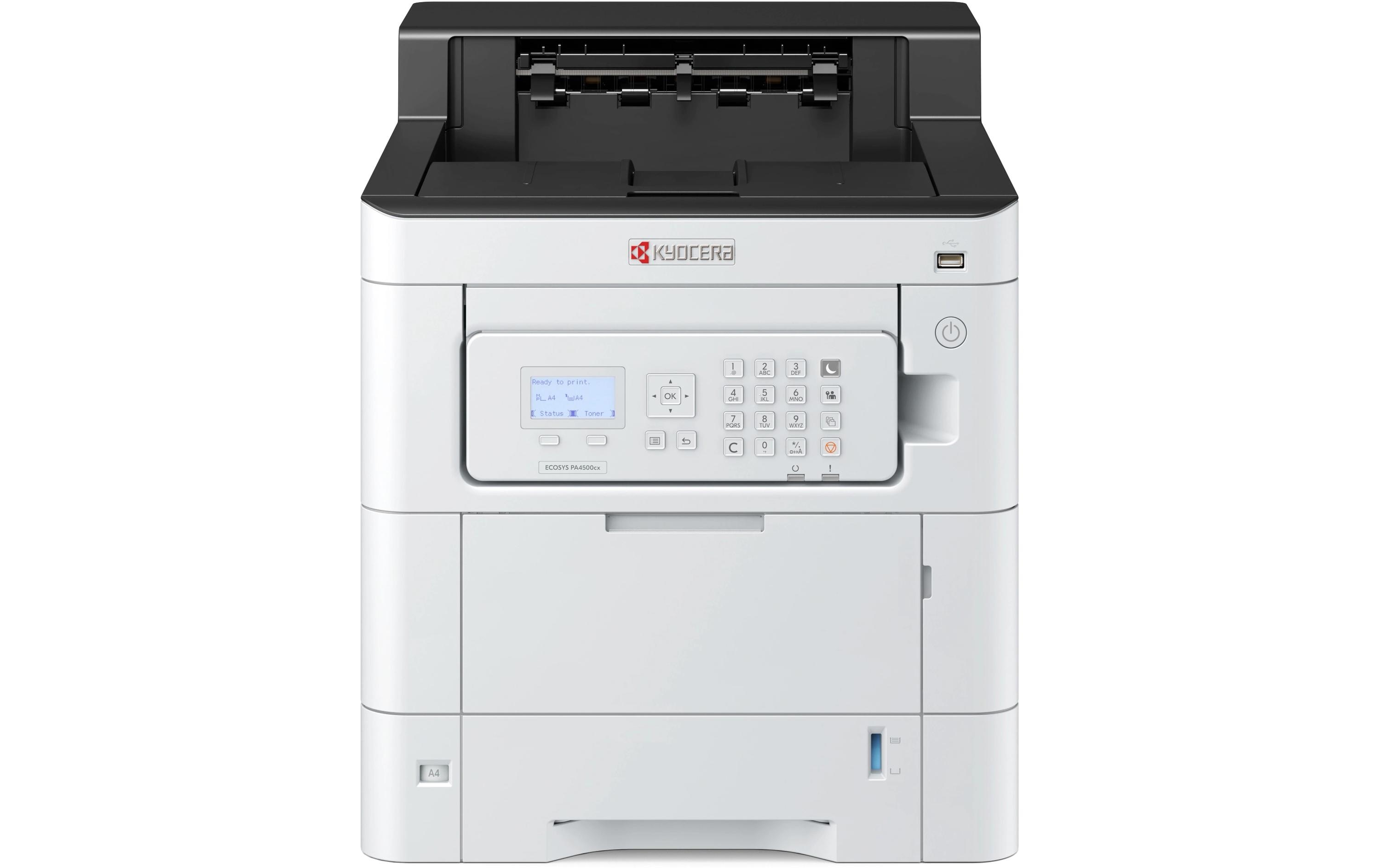 Drucker ECOSYS PA4500cx<br>Schneller, netzwerkfähiger Laserdrucker