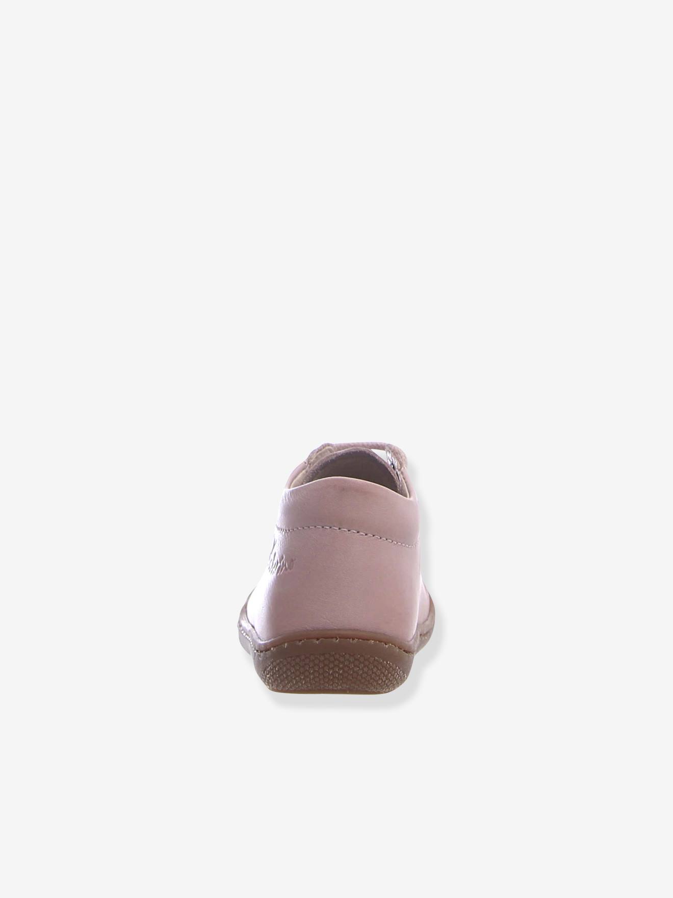 Sapatinhos Cocoon NATURINO® para Bebê - Primeiros Passos - Rosa Claro Liso