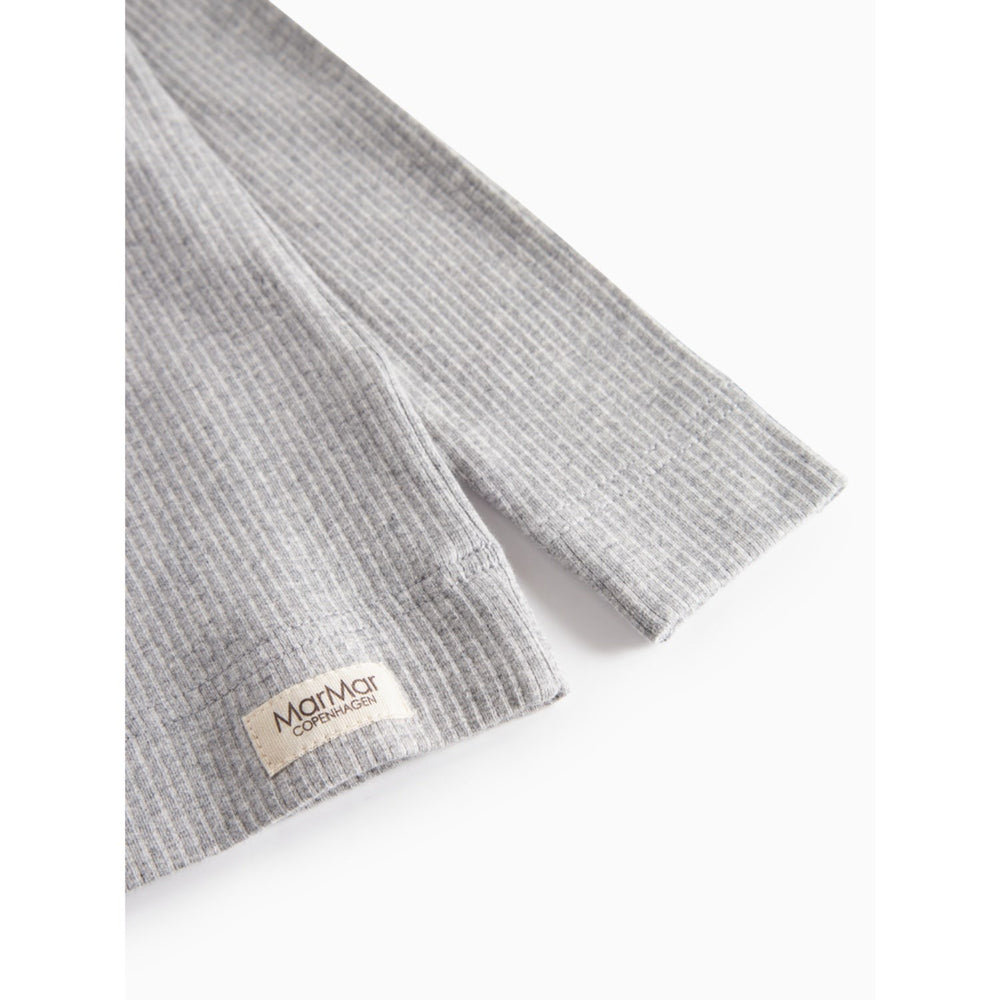 Køb MarMar Modal Melange Light Grey Melange Plain Bluse