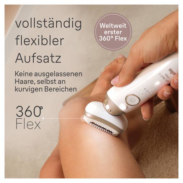 Braun Silk-épil 9 Flex 9-071 3D - Epilierer für eine einfache Haarentfernung