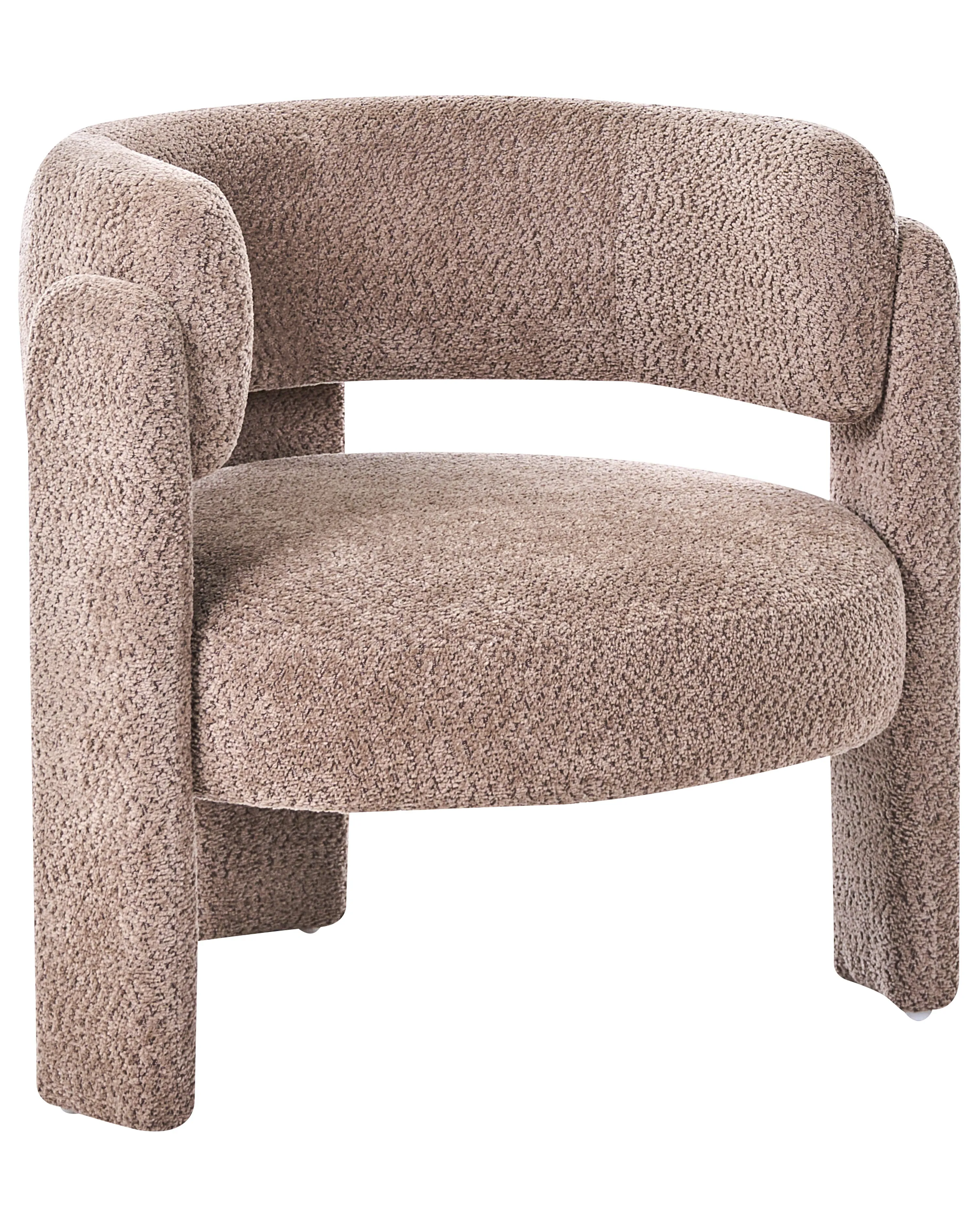 Fauteuil BUREA Chenille Taupe
