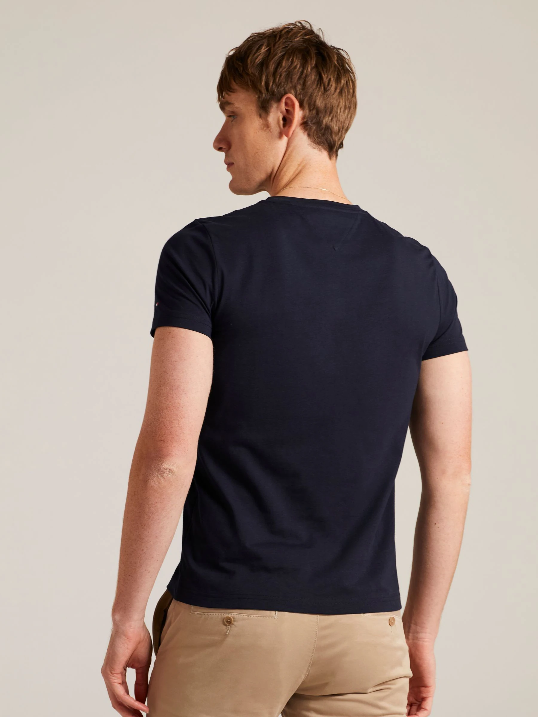 Blauw - Tommy Hilfiger T-shirt met logo