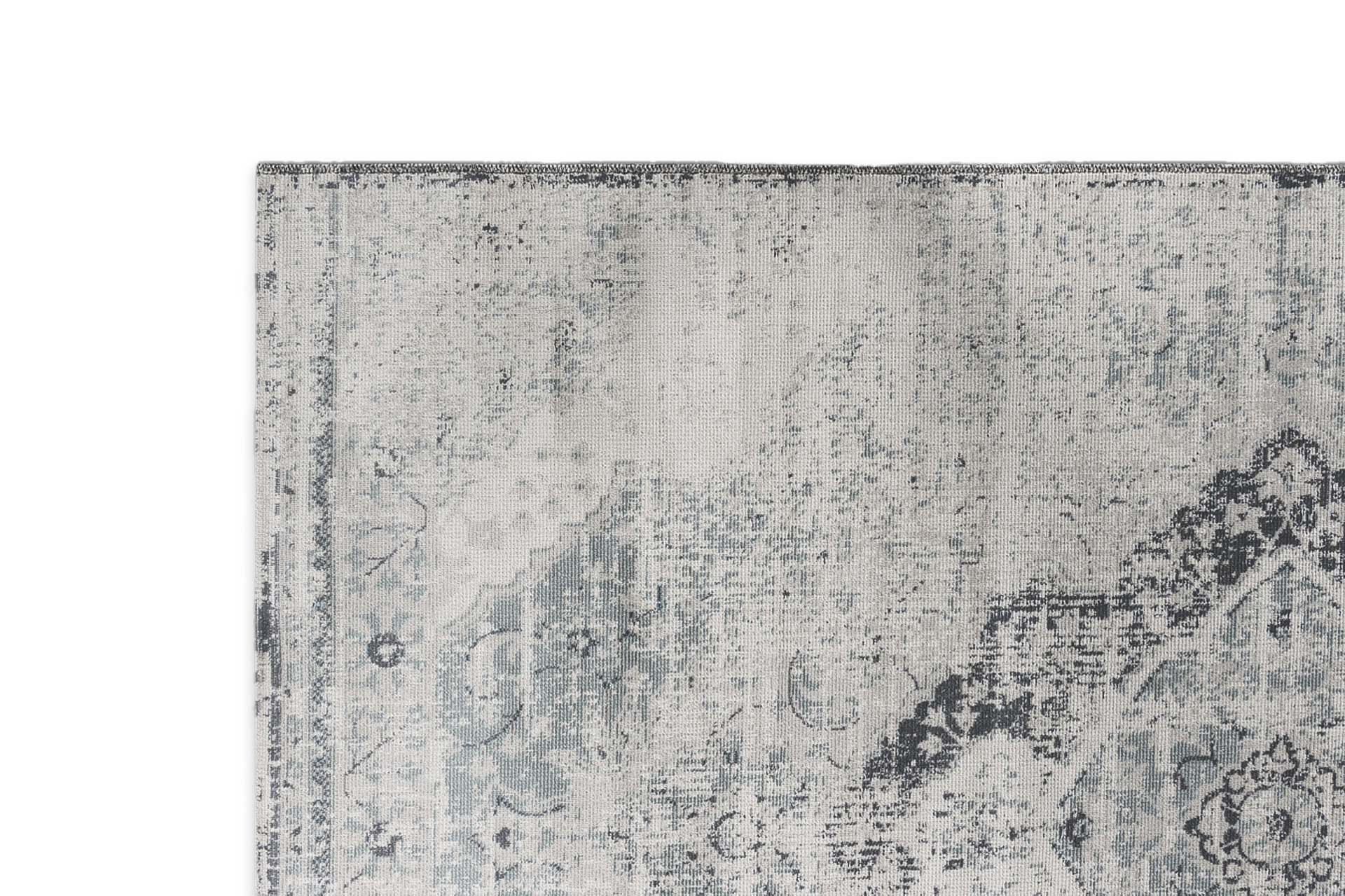 Vloerkleed Aqua Thuy beige/zilver 80x150 cm