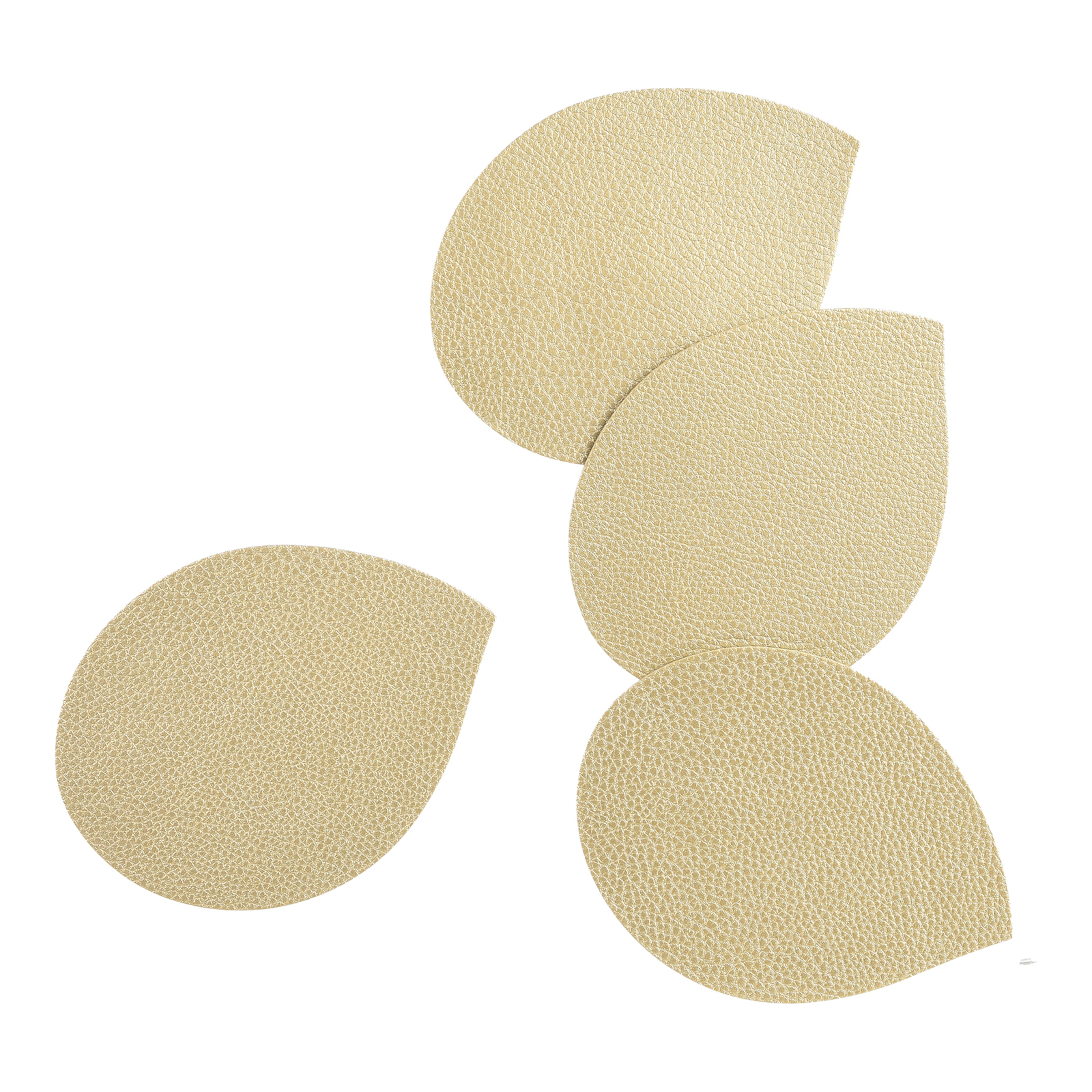 gold, L 13 x B 10 cm, 4 Stück