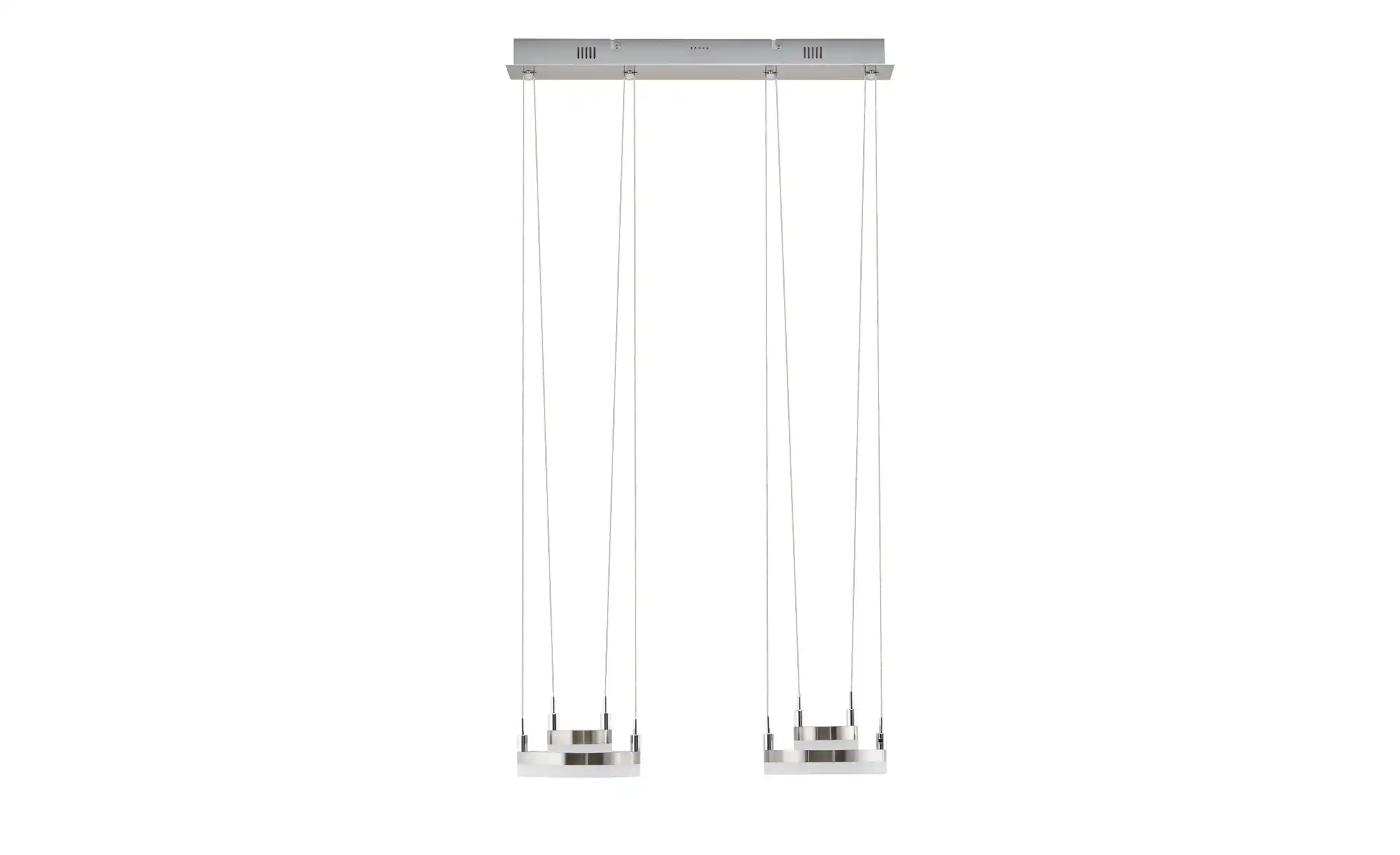 Meisterleuchten LED-Pendelleuchte, 4-flammig, nickel matt