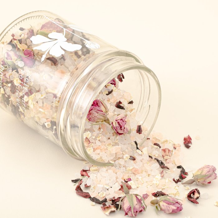Pineut | Bad thee | Roze hibiscus