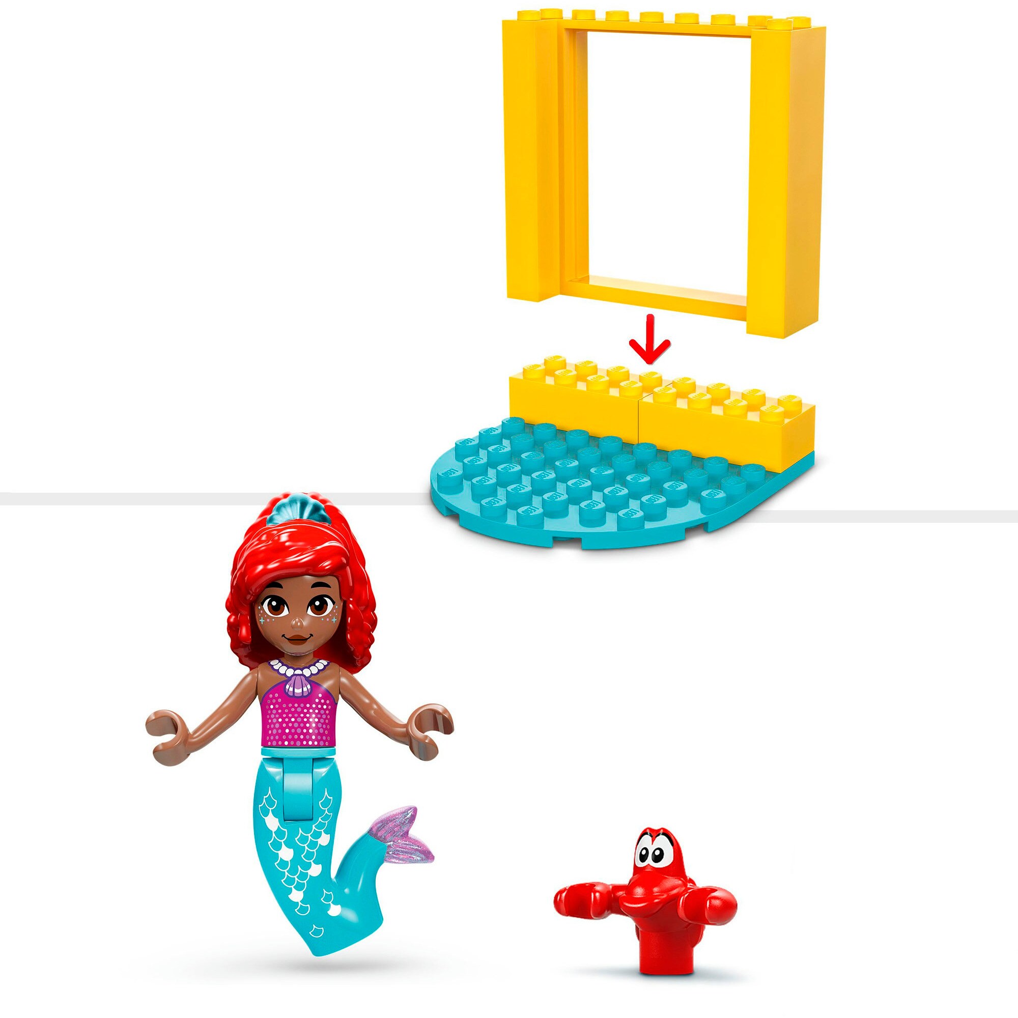 LEGO Konstruktionsspielzeug Disney Princess Arielles Musikbühne