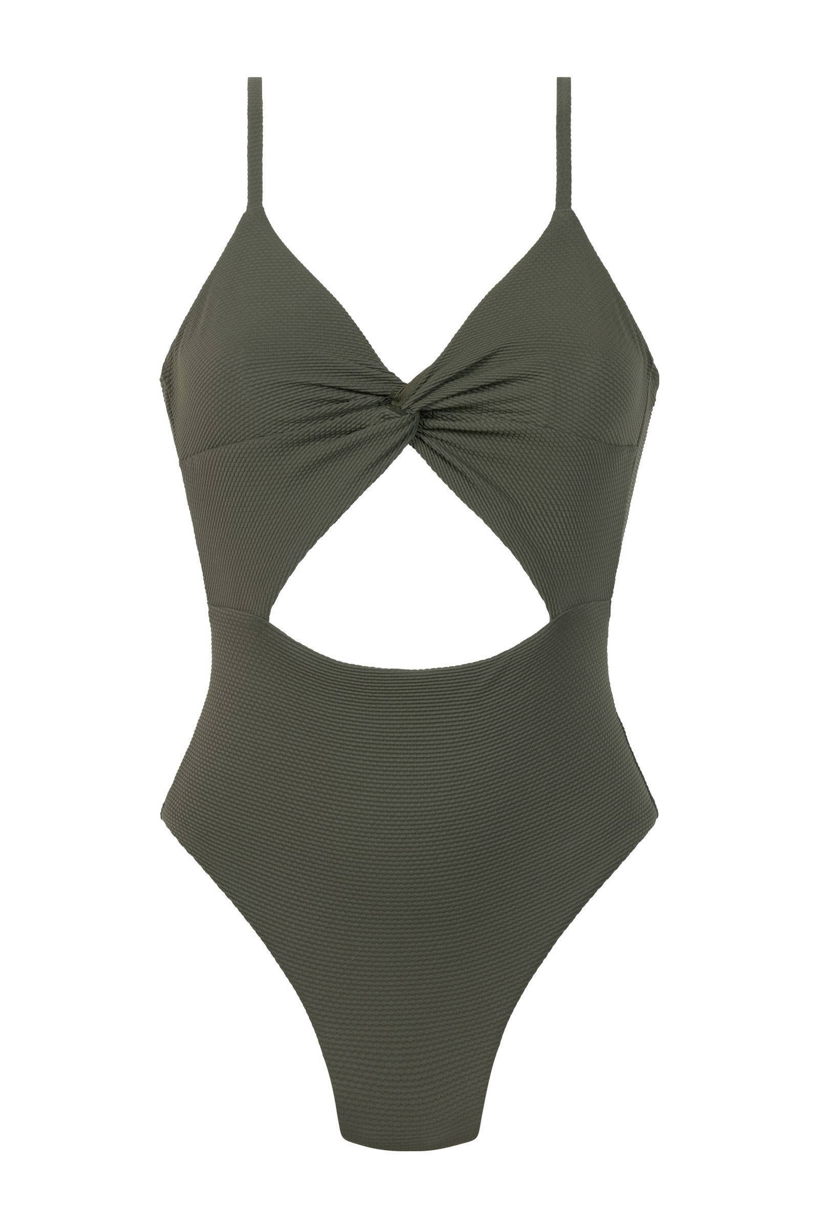 Hunkemöller badpak Relief groen
