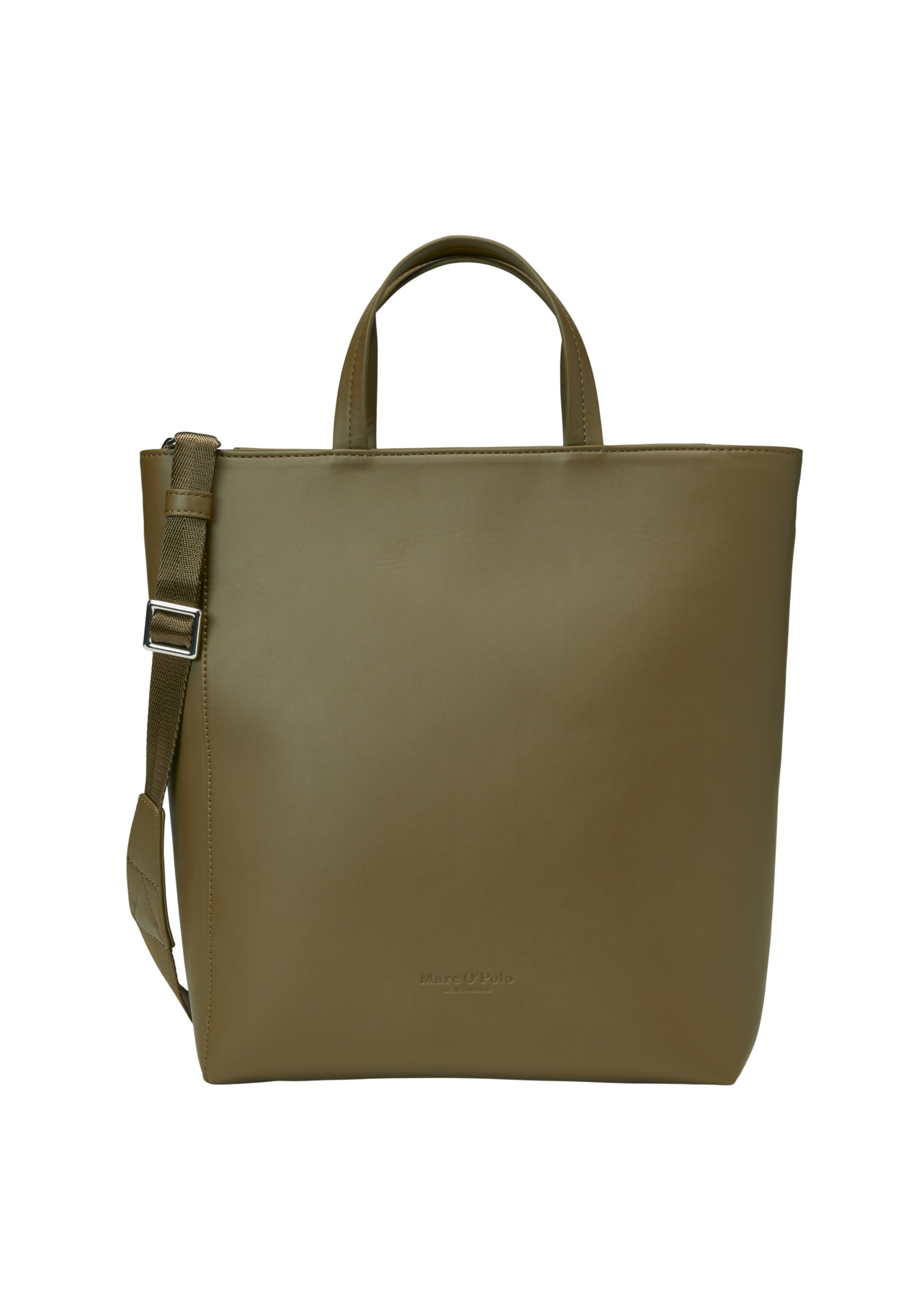 Shopper aus einer Lederalternative aus recyceltem Polyester