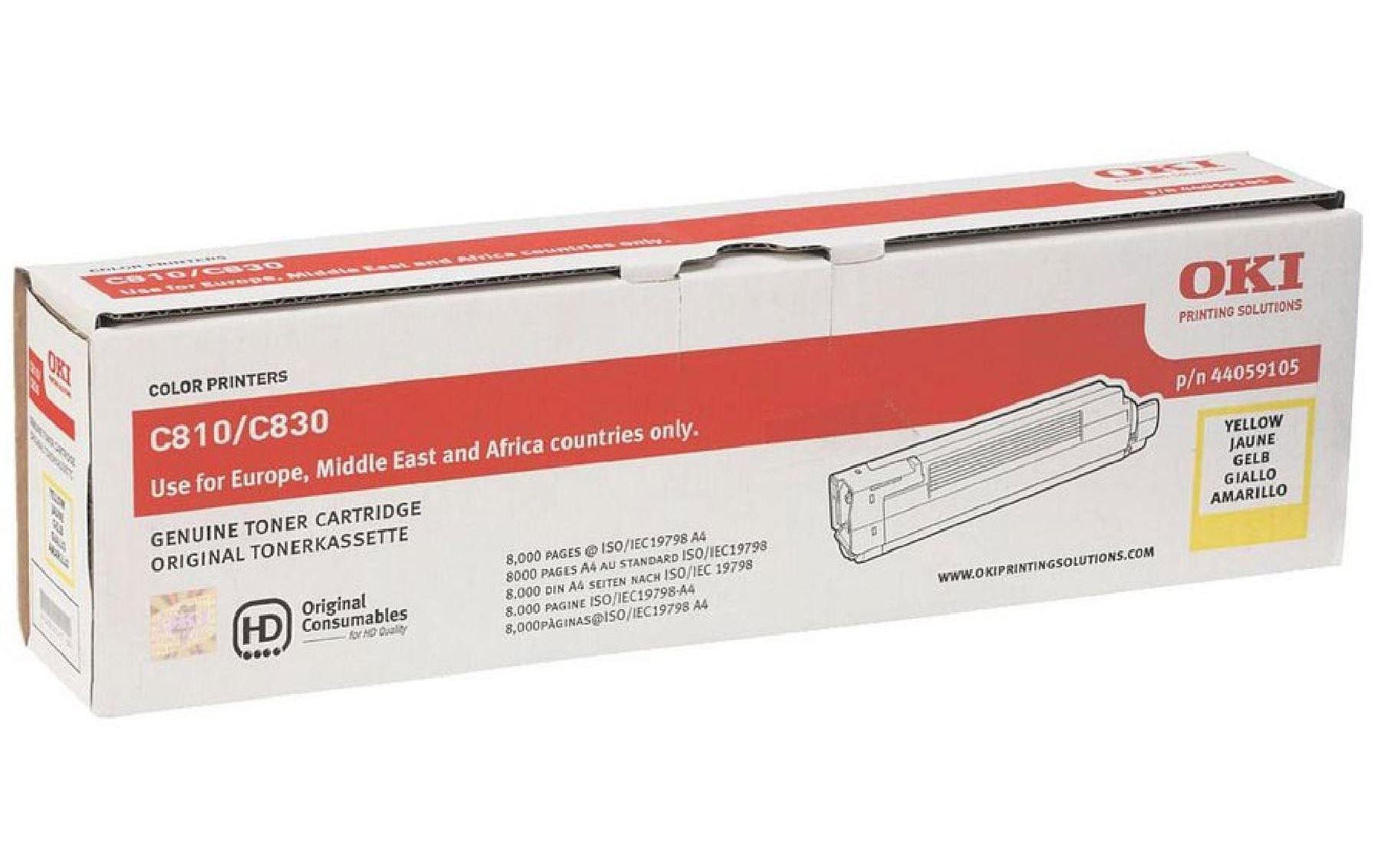 Toner 44059105 Yellow<br>Toner, Yellow