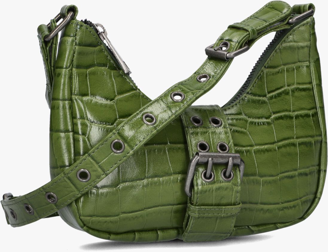 N\u00DANOO groene n&uacute;noo schoudertas palma buckle texas