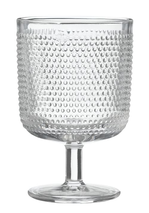 verre à vin Bergen petites boules relief 250ml